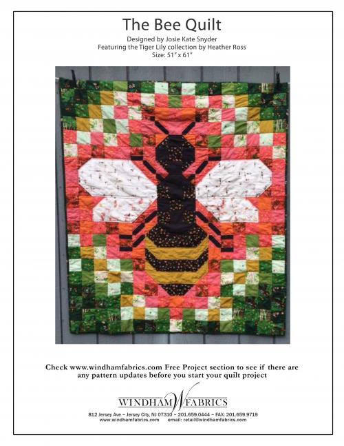 The Bee Quilt by Josie Kate Snyder